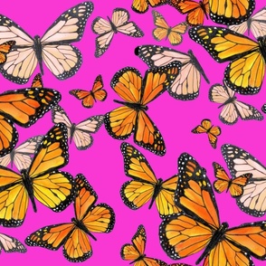 large bright fuchsia - Monarch Migration 