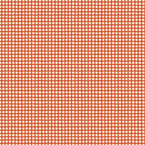 wobbly red small gingham