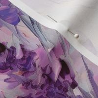 abstract impasto lavender 