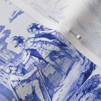 Heroic Toile Blue and White