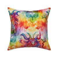 psychedelic watercolor tie dye