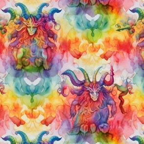 psychedelic watercolor tie dye