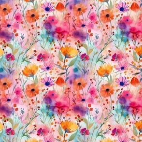 Watercolor Wildflowers 24
