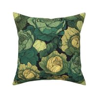 van gogh cabbages of many sizes