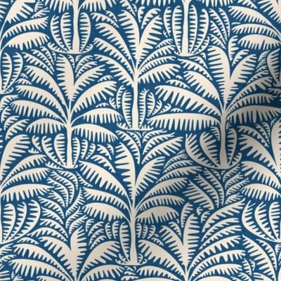 Exotic Palms on Ocean Blue / Large