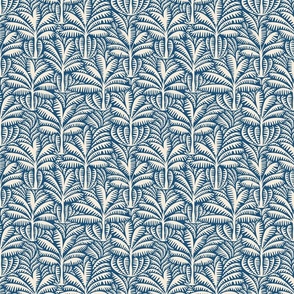 Exotic Palms on Ocean Blue / Large
