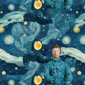 Vincent Van Gogh as Astronaut