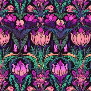 victorian tulips 