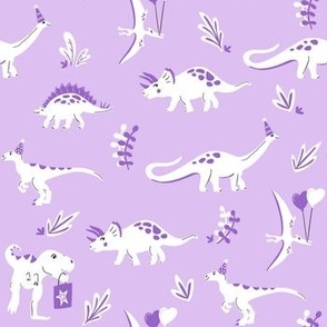 Party Dinos - Purple Colorway