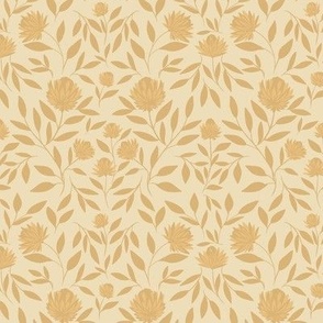 Neutral Farmhouse Floral, Hand drawn farmhouse flowers, neutral brown, rustic floral, wallpaper, fabric, farmhouse decor, floral wallpaper, nature inspired, botanical home, country inspired