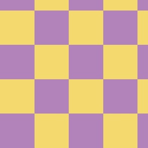 Yellow & Purple Checkerboard