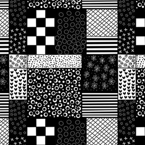Black & White Pattern Party Medium 