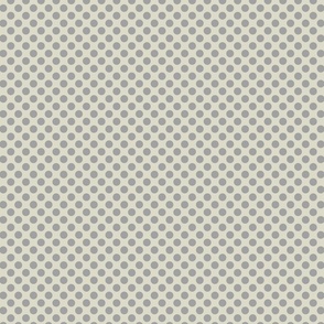 grey polka dots - beige background
