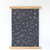 (large scale) dotty golden night