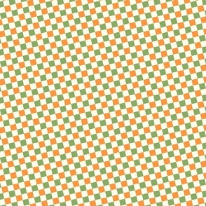 Citrus Diagonal Checkerboard