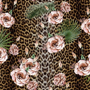 Animal Print and Flowers Pattern Clash