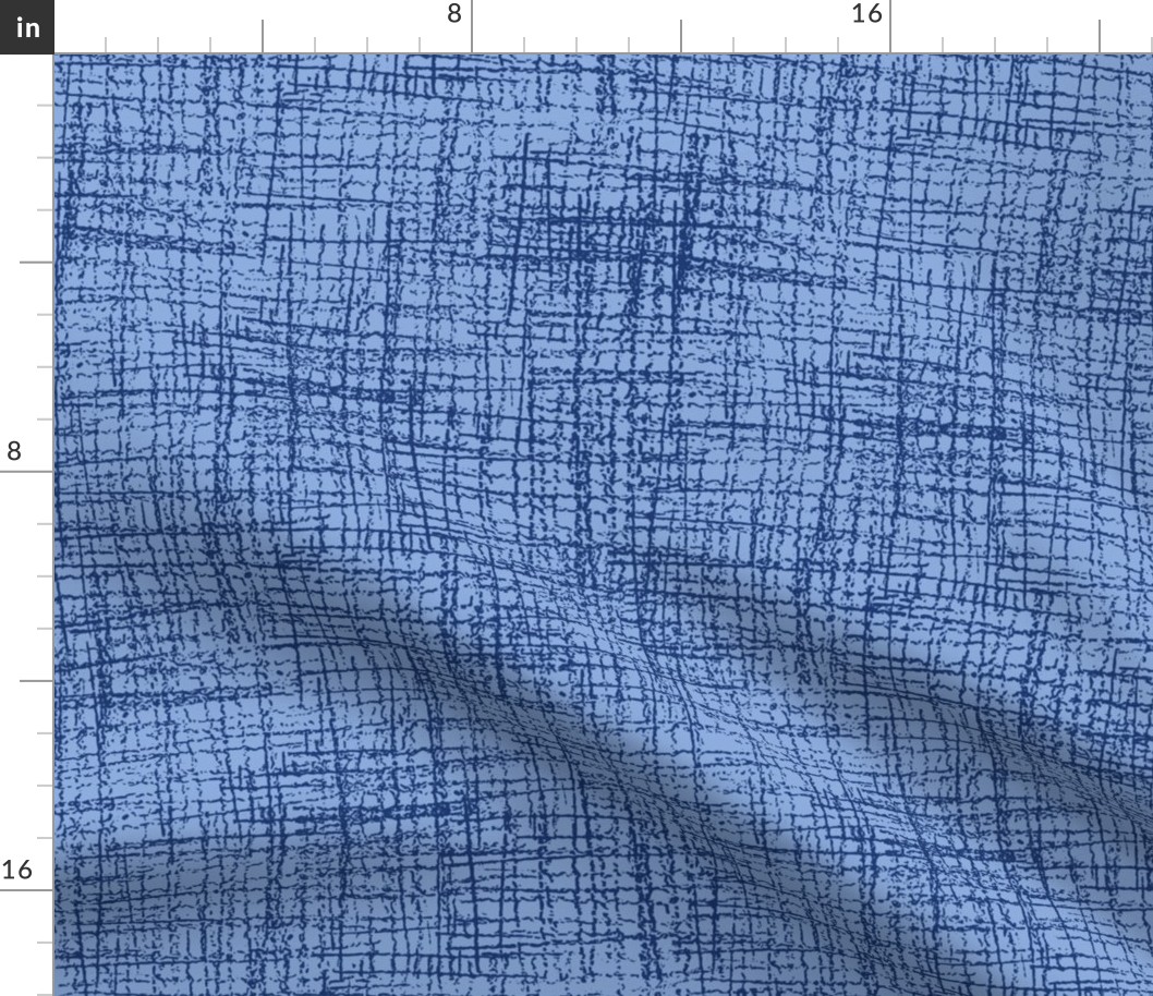 Gauze Check - Cornflower Blue -Medium Scale