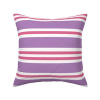 Horizontal Stripes - Pink & Purple