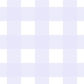 Large scale lilac gingham - Digital Lavender and white check - 12 inch repeat