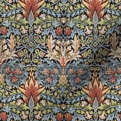 Snakeshead,William Morris,Floral pattern,Arts and Crafts movement,Botanical design,Victorian era,Textile design,Wallpaper,Nature-inspired,Artisanal,Organic motifs,English designer,Repeat pattern,Plant forms,Handcrafted,Inspirational ,Foliage patterns,Trad