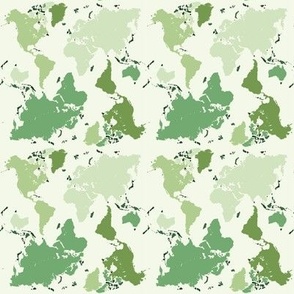Abstract World Map Pattern