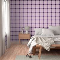 jumbo plaid in purple, lilac and navy blue for wallpaper and bedding. Vintage Autumn collection