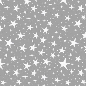 Ditsy Grey Stars 6x6
