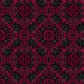 Rich Red Romantic Pattern