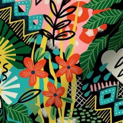 tropical pattern clash 