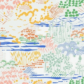 Patterned landscape - M