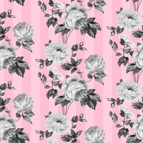 Pink Floral Textile