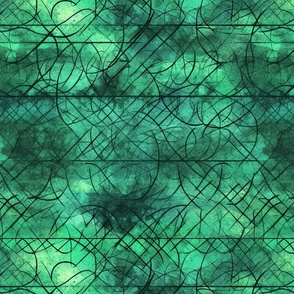 abstract green grunge geometric texture