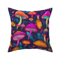 bright mushrooms
