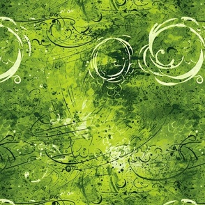 lime green abstract grunge texture