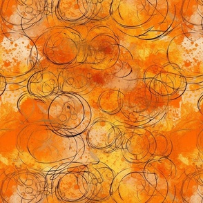 orange abstract grunge 