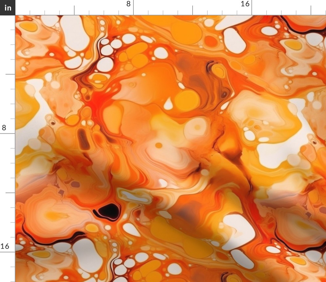 orange alcohol ink