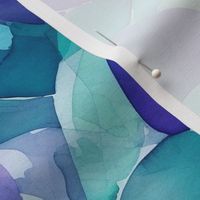 purple blue and teal abstract watercolor blend