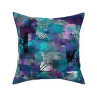 teal and purple and blue abstract grunge 