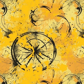 yellow abstract geometric lemon grunge