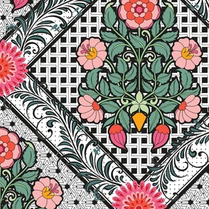 medium // floral pattern clash