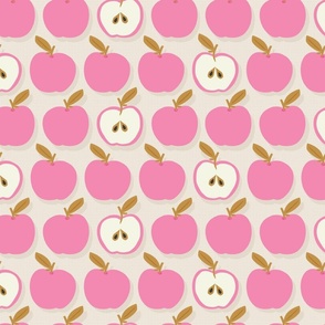 Apple A Day | Cream Grid