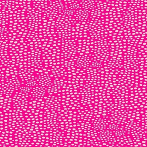 Pebble Mosaic on Magenta Pink - XL