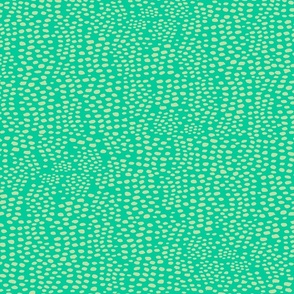 Pebble Mosaic on Mint Green - XL