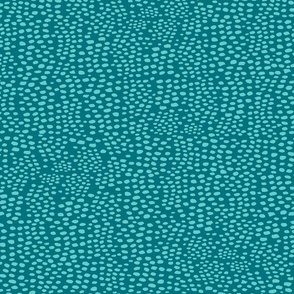 Pebble Mosaic in Peacock Teal - XL