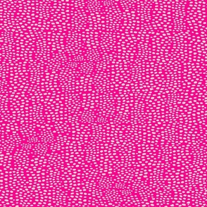 Pebble Mosaic on Magenta Pink - Large