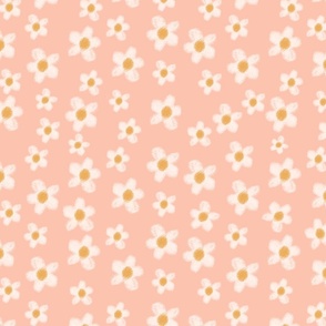 Hippy Dippy Daisies, flower child daisy  print