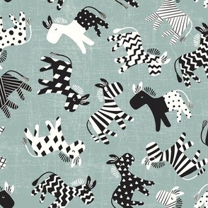 pattern clash zebras