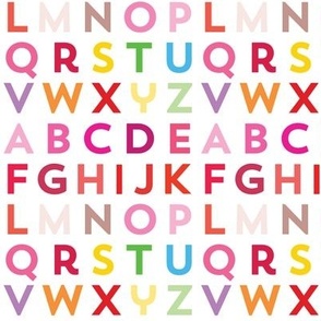 1" candy hearts alphabet