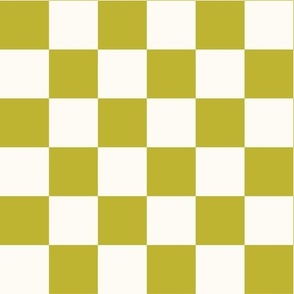 chartreuse checkerboard