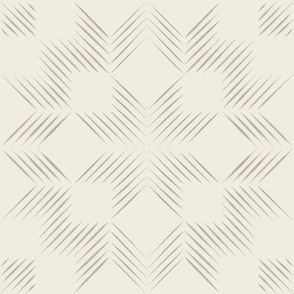 Lines _ Cloudy Silver_ Creamy White _ Geometric